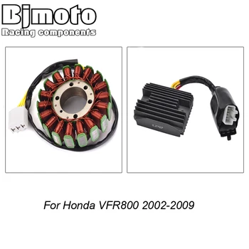 Регулятор напряжения мотоцикла BJMOTO + Катушка Статора Для Honda VFR800 VFR 800 2002-2013 2003 2004 2005 2006 2007 2008 2009 2010