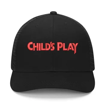  Детская шляпа с вышивкой Chucky из фильма ужасов, Мужская Женская спортивная бейсболка, Дышащие летние головные уборы, изготовленные на заказ Кепки с логотипом