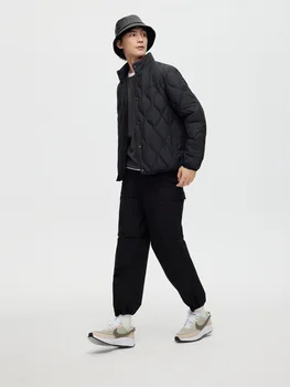  Bosideng 2023, Новая мужская осенняя Легкая Модная пуховая куртка с воротником-стойкой и креативной волнистой линией