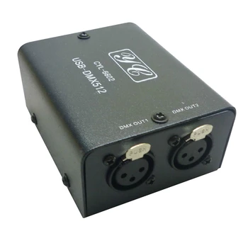  512-Канальный USB-DMX DMX512 Светодиодный светильник DMX-Модуль сценического освещения, контроллер сценического освещения, мини-Декодер
