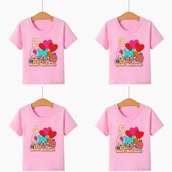  Новая футболка Kawaii Toca Life World, Подарок на День Рождения, 2-9-я футболка, Одежда из Аниме с Героями Мультфильмов, Футболки Для мальчиков и девочек, Повседневный Топ