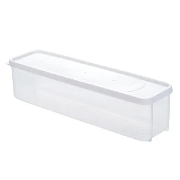  Контейнер для хранения продуктов Кухонный Влагостойкий Ящик для хранения лапши С крышкой Кухонный холодильник Коробка для лапши 28,6 * 10,5 см