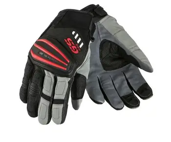  Мотоциклетные перчатки Motorrad Rally, черные, красные, кожаные перчатки для BMW GS1200, велосипедные перчатки GS