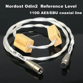  Оригинальный Nordost Odin2 Высший Эталонный класс Стерлингового Серебра 110Ω AES/EBU Коаксиальный Цифровой Кабель XLR Штекер Аудиокабель