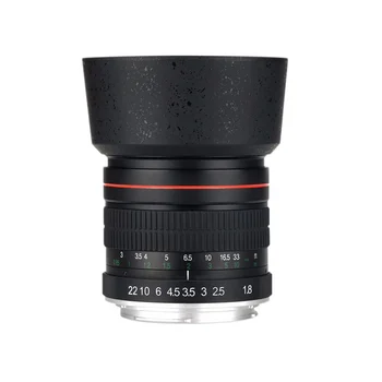  объектив камеры 85 мм F1.8 Зеркальный объектив с фиксированным фокусом, полнокадровый портретный объектив для объектива камеры