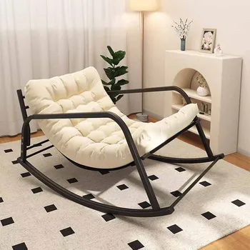  Стулья с поддержкой локтей, подушка для гостиной, Белое кресло-качалка в скандинавском стиле, туалетный столик, Сандалии для медитации, Секционная мебель для комнаты