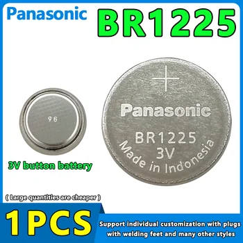  Panasonic BR1225 Электронные батарейки для монет 3V LM1225 KCR1225 Часы, игрушка для ключей от машины, Дистанционные Настраиваемые Сварочные Ножки