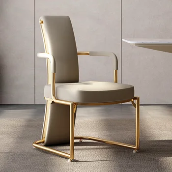  Изделие может быть изготовлено по индивидуальному заказу.Высококлассный мастер-стул, современный чайный стул для гостиной, спинка из нержавеющей стали