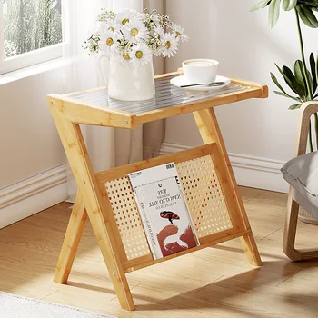  Простой Журнальный столик, Маленький Столик, Внутренний Маленький Письменный стол, Передвижной Чайный столик, Гостиная, Бытовая Чашка для чая, Столик для приготовления чая