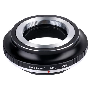  Переходное кольцо для крепления объектива камеры K & F CONCEPT для объективов M42 к камерам с креплением объектива Fuji GFX, адаптеры M42-GFX