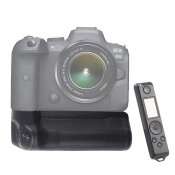  Вертикальная батарейная ручка для камеры Canon EOS R5 R6 R5C BG-R10 + Пульт дистанционного управления 2.4G Функциональная ручка Вертикальная батарейная ручка
