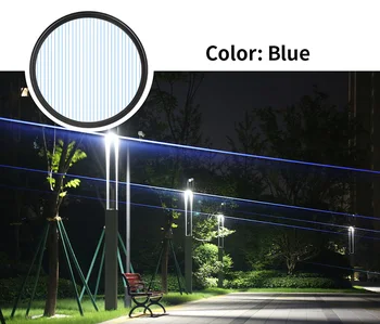  Кинематографический Синий фильтр с прожилками, Круговой синий свет, специальный эффект, блики для объектива, Фильтр для аксессуаров для камеры