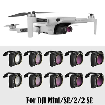  Комплект Аксессуаров Для камеры Дрона Для DJI Mini 1/2/SE/2 SE, Защитный Фильтр для объектива с Карданным Креплением Для DJI Mini2 SE UV CPL ND 4 8 16 32 64 PL