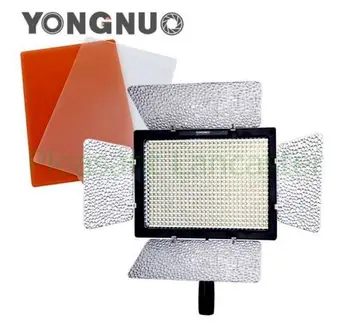  Высококачественная светодиодная подсветка Yongnuo YN-600 с затемнением видеосигнала для зеркальной камеры + ИК-пульт дистанционного управления