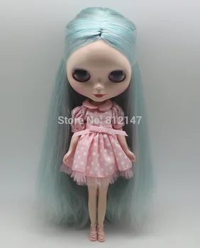  Бесплатная доставка Кукла-ню (волосы мятного цвета)