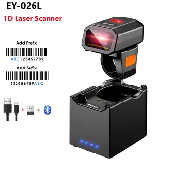  Eyoyo EY-026L 1D Считыватель штрих-кодов USB Проводной/Bluetooth/Беспроводной Сканер штрих-кода для iPad iPhone Android Планшетов PC 1D Code escaner