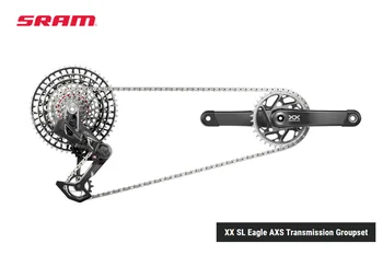  SRAM 2023 НОВАЯ трансмиссия XX SL Eagle AXS, трансмиссионная группа, Вершина велосипедных характеристик по пересеченной местности