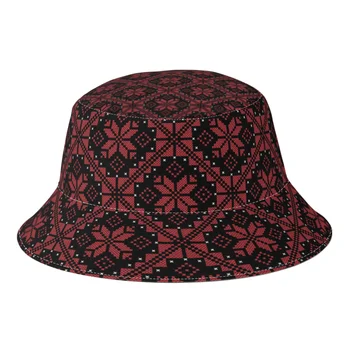  Палестинско-иорданские традиционные шляпы-ведра Tatreez, женские, мужские, дорожные, складные, для рыбалки, панама для девочек и мальчиков