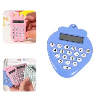  Маленький Калькулятор Пластиковый Карманный Калькулятор Четкий Номер Симпатичной Формы Прочный Ручной Портативный Мини-Калькулятор