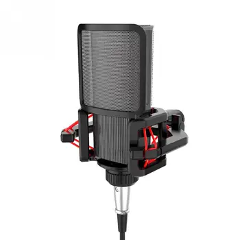  Кронштейн для микрофонов, уменьшающий шум, прочный, устойчивый, легко устанавливаемый, Универсальный, с фильтрующим экраном, ударопрочный пластик