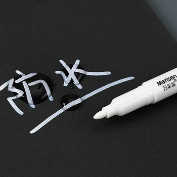  1 шт. белый маркер спиртовая краска маслянистые водонепроницаемые ручки для рисования шин граффити Перманентная гелевая ручка для ткани, дерева, кожи Маркер