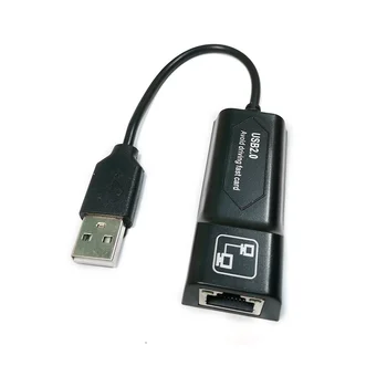  Адаптер USB 2.0 к RJ45 10/100 Мбит/с USB Ethernet Сетевая карта LAN Сетевой адаптер USB Lan RJ45 для ПК-ноутбука