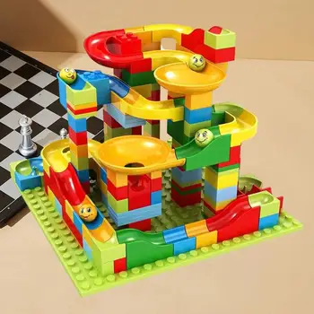 Креативный трекбол для детского воображения, строительный блок, слайдер с мелкими частицами, совместимый со съемными игрушками-головоломками