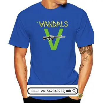  Новый 2021 The Vandals Панк-Рок-группа 80-х Хлопковые Футболки Sz S-3XL Черные Мужские Футболки Для тренажерных залов, Футболка для фитнеса