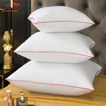  Белая домашняя подушка С внутренним наполнением, сердцевина подушки с хлопковой подкладкой для дивана, Автомобильная мягкая подушка, вкладыш для подушки, вакуумная упаковка