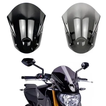  Для Yamaha MT-09 FZ-09 MT 09 FZ 09 2013 2014 2015 2016 с Кронштейном Лобовое Стекло Мотоцикла Ветровые Дефлекторы FZ09 MT09
