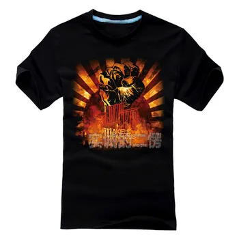  5 видов фирменных рубашек Make Me Famou Rock 3D На заказ для фитнеса Hardrock heavy Dark Metal 100% Хлопок, скейтборд в стиле хип-хоп