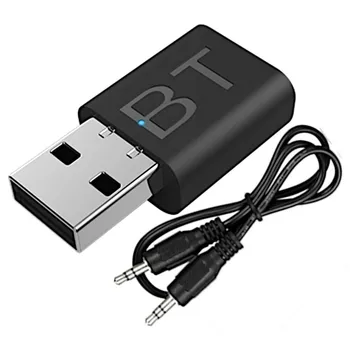  Bluetooth 5.0 + EDR Аудио Передатчик Приемник USB 3.5 мм AUX Адаптер Автомобильный телевизор ПК Динамик для основных операционных систем Mac