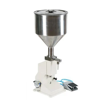  Пневматическая машина для розлива крема на 5-50 мл, ручная машина для розлива меда, джема, сока и другой количественной машины для розлива