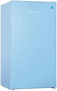  Мини-холодильник объемом 3,1 куб. см с морозильной камерой, 2-дверный компактный холодильник, Маленький холодильник для спальни, офиса, квартиры, Нержавеющая сталь