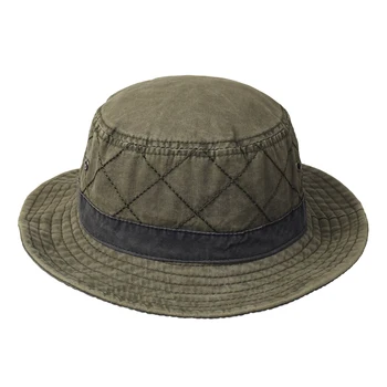  Выстиранные Хлопчатобумажные шляпы-ведра для мужчин и женщин, Панама, Рыболовная охотничья кепка, Солнцезащитные кепки, уличная шляпа от Солнца