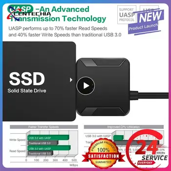  1 ~ 8ШТ Кабель 3,0 на Sata SATA III Адаптер для жесткого диска Конвертер для 3,5/2,5-дюймового внешнего жесткого диска SSD Адаптер с питанием 12 В/2 А