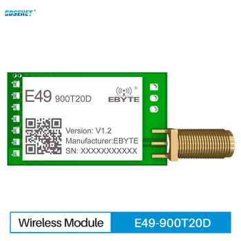  868 МГц 915 МГц Модуль беспроводной передачи данных CDSENET E49-400T20D 20 дБм 2,5 км Маломощный узкополосный антенный интерфейс SMA-K