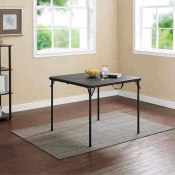  34-дюймовый Складной столик из квадратной смолы с ручкой для переноски Внутри и снаружи
